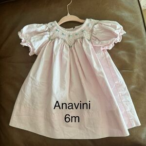 Anavini Pink Bishop Dress